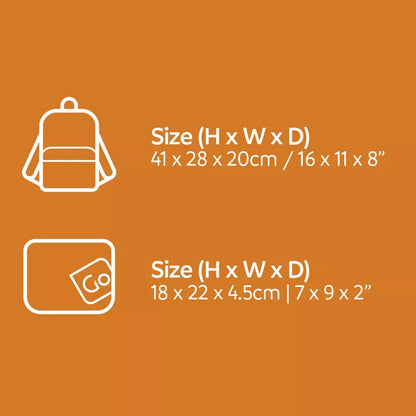 MOCHILA PLEGABLE ULTRALIVIANA 23LTS RPET IMPERMEABLE