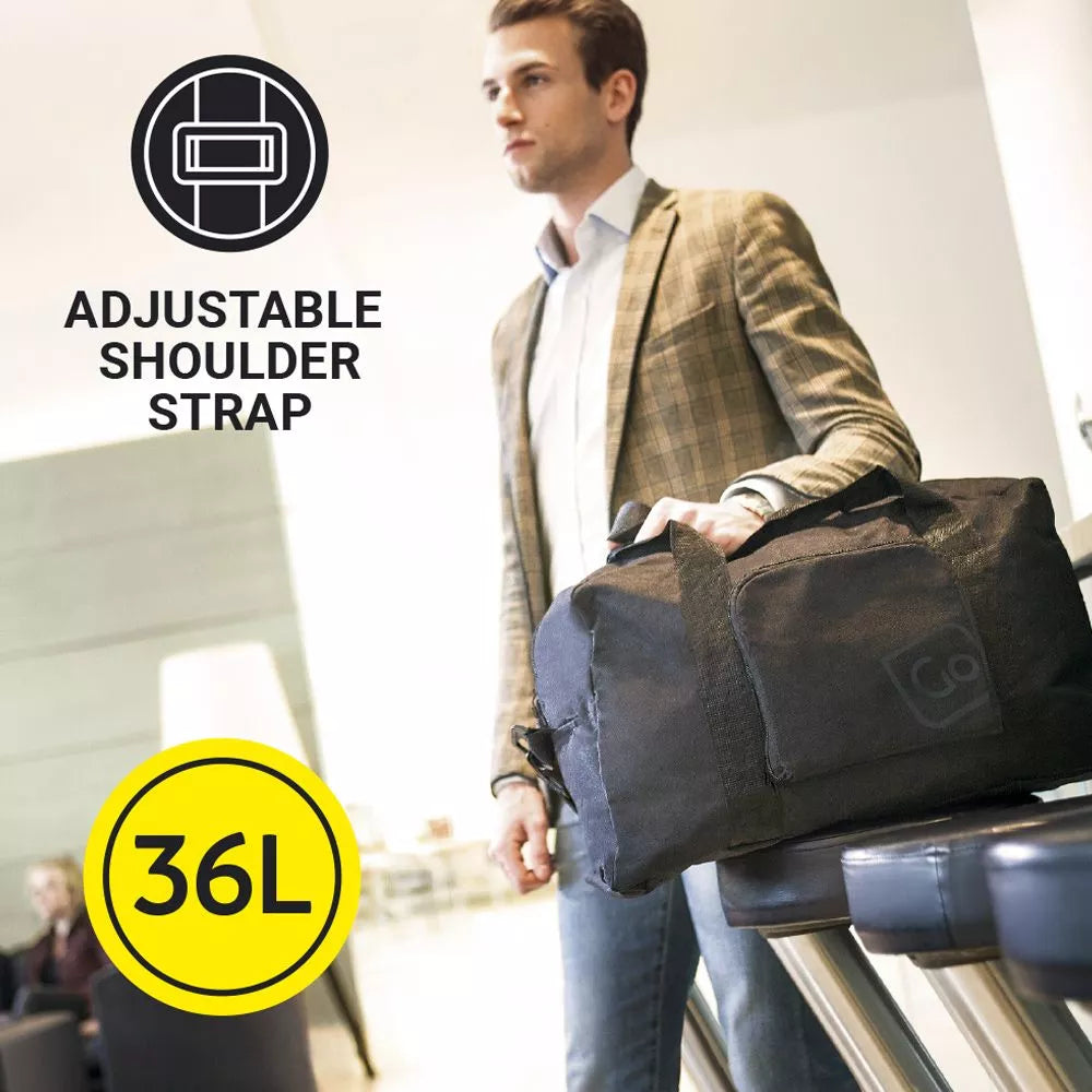 BOLSO PLEGABLE RPET WATERPROOF-APROBADO PARA CABINA 36 LTS. - Pilgrim Tienda para viajeros