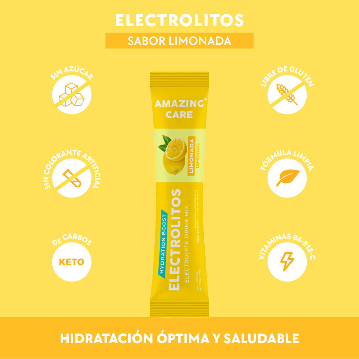 ELECTROLITOS HIDRATANTES VIAJES/JET LAG SABOR LIMONADA (1 SOBRE) - Pilgrim Tienda para viajeros