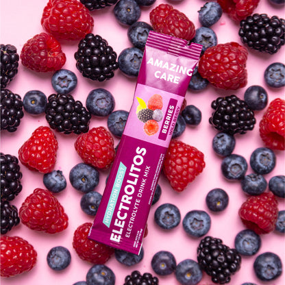 ELECTROLITOS HIDRATANTES VIAJES/JET LAG SABOR BERRIES (1 SOBRE)