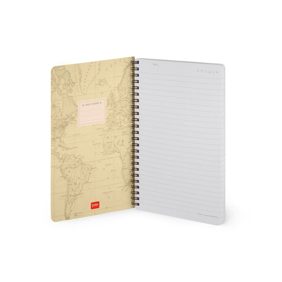 LIBRETA DE LINEAS CON STICKERS MEDIANA TRAVEL