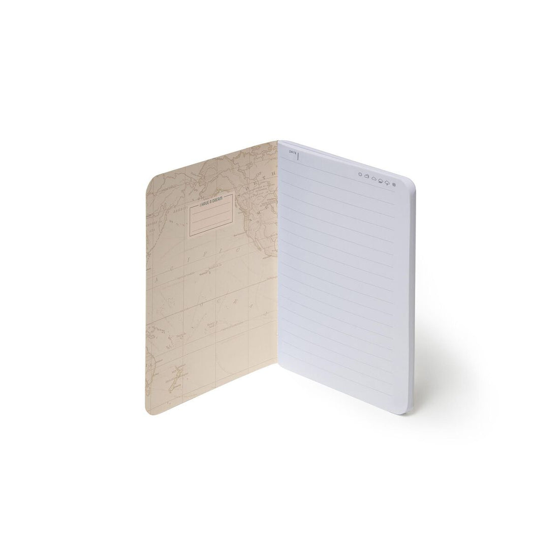 Mini Libreta Legami Travel Map | 80 Páginas de líneas - Pilgrim Tienda para viajeros