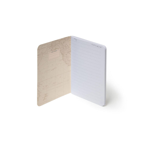 Mini Libreta Legami Travel Map | 80 Páginas de líneas - Pilgrim Tienda para viajeros
