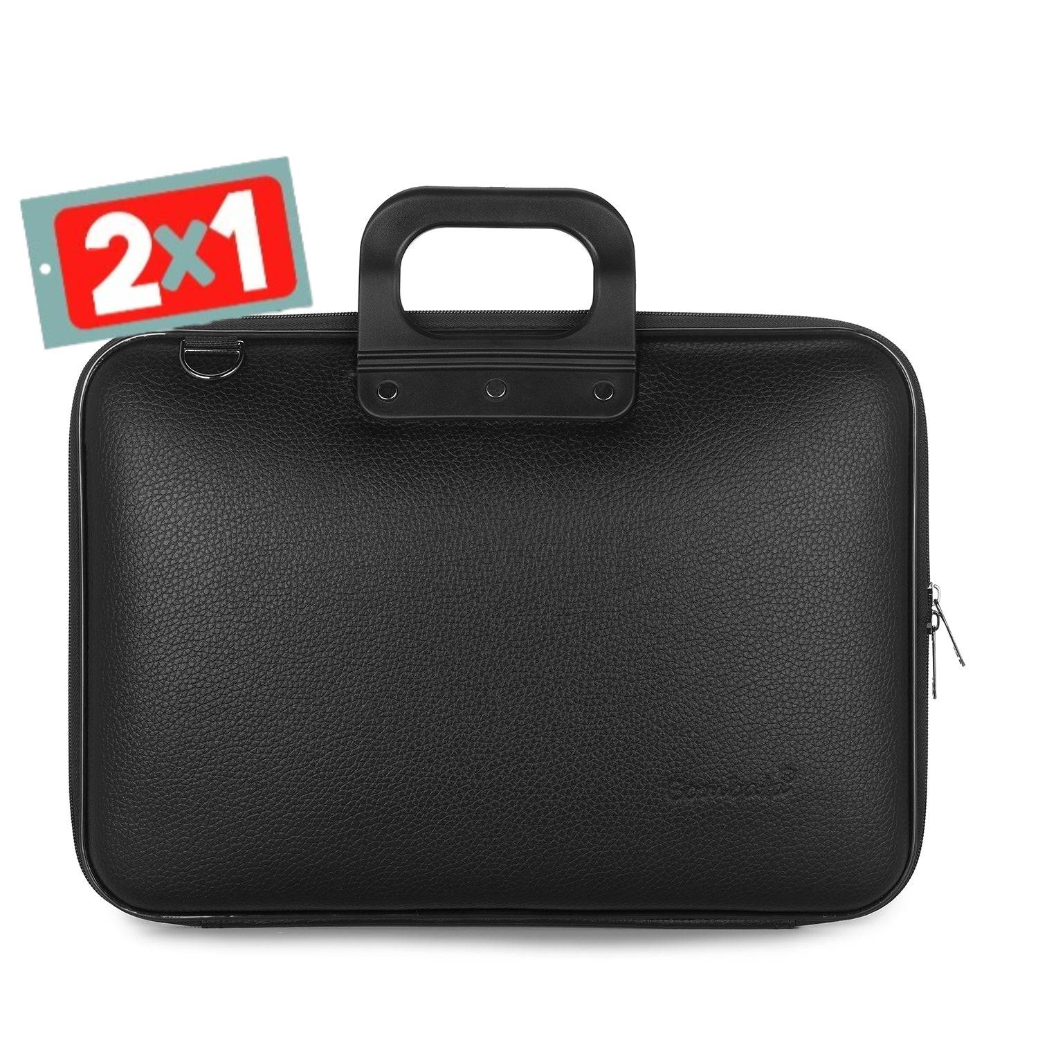 2X1 BOLSO BOMBATA ALL BLACK PARA NOTEBOOK 15,6&quot;