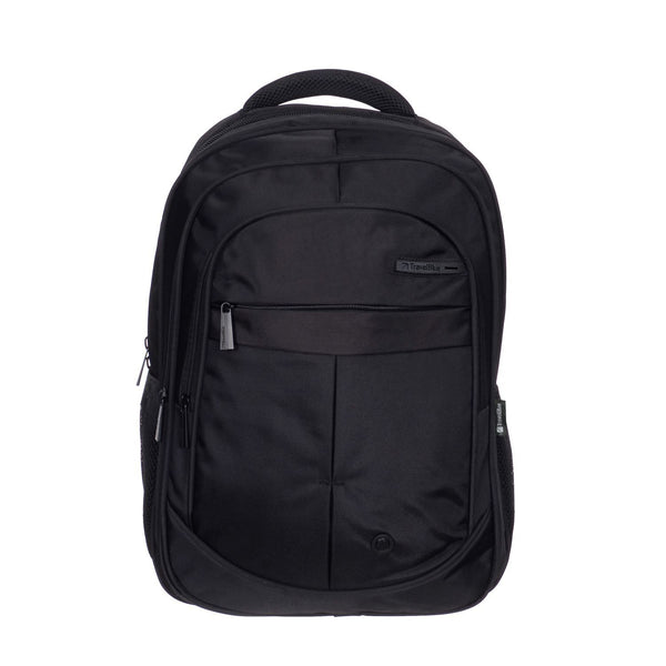 MOCHILA BP5655 TRAVEL BLUE PORTA NOTEBOOK 15,6" 24 LTS COLOR NEGRO - Pilgrim Tienda para viajeros