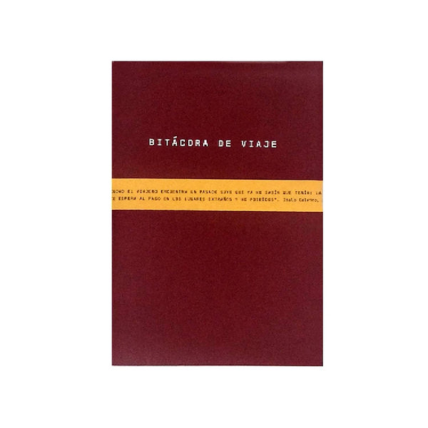 BITÁCORA DE VIAJE ROJA - Pilgrim Tienda para viajeros