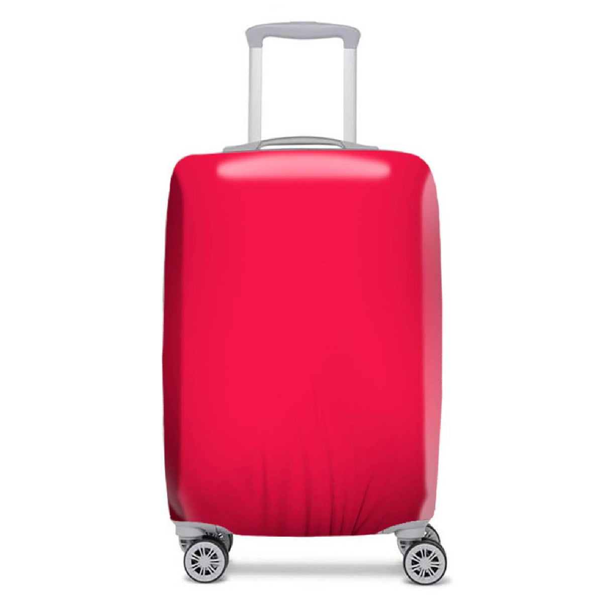 FUNDA CUBRE MALETA FUCSIA LISA PERSONALIZABLE - Pilgrim Tienda para viajeros