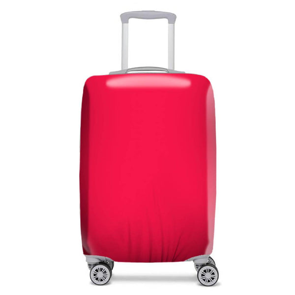 FUNDA CUBRE MALETA FUCSIA LISA PERSONALIZABLE - Pilgrim Tienda para viajeros
