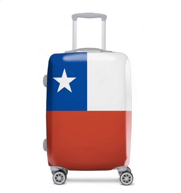 FUNDA CUBRE MALETA DISEÑO CHILE - Pilgrim Tienda para viajeros