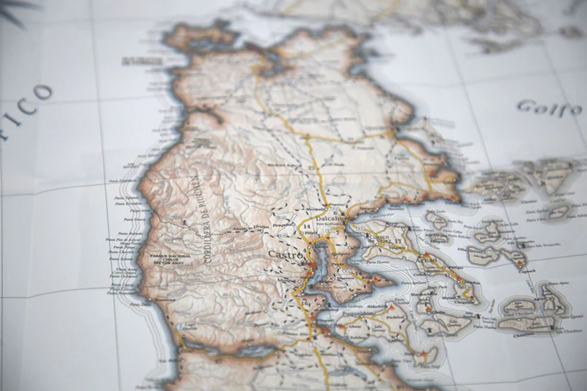 Mapa Turistico Chiloe - Pilgrim Tienda para viajeros