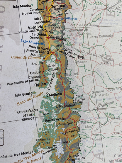MAPA PINS CHILE CHICO MARCO BLANCO
