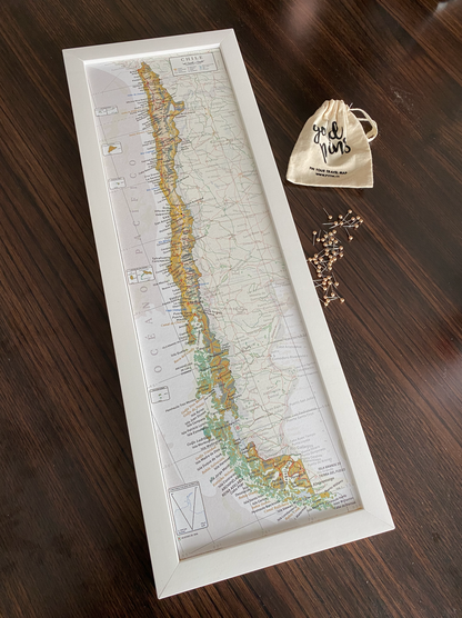 MAPA PINS CHILE CHICO MARCO BLANCO