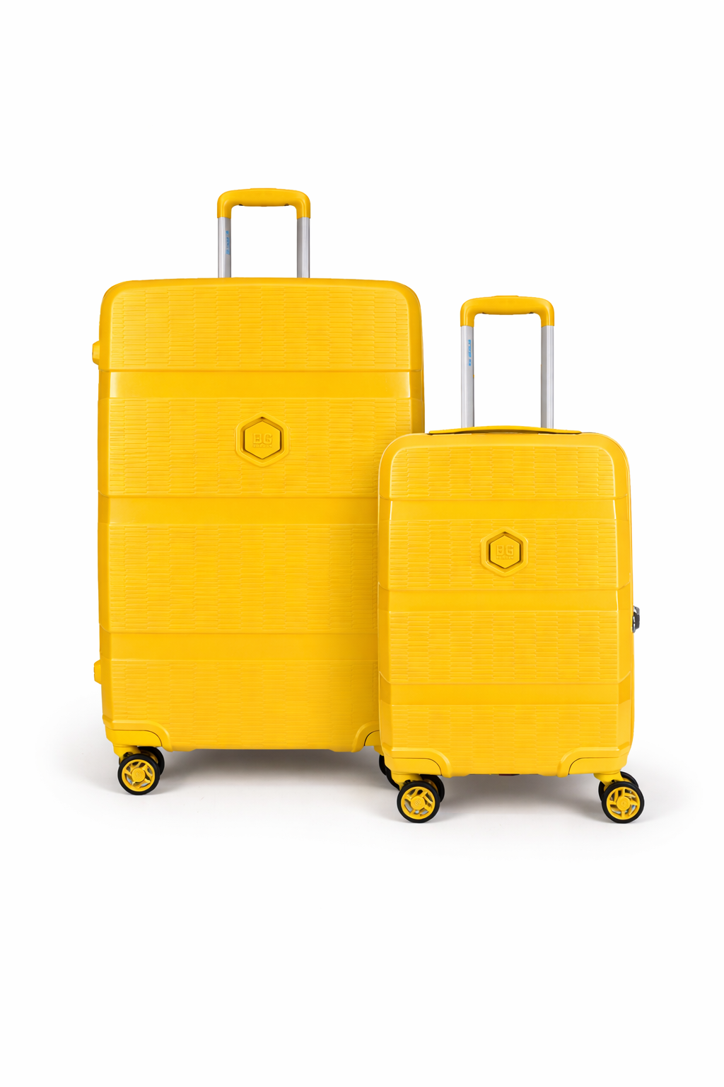 SET 2 MALETAS ZIP² DOBLE CIERRE SEGURIDAD BG BERLIN (CABINA+GRANDE) - Pilgrim Tienda para viajeros