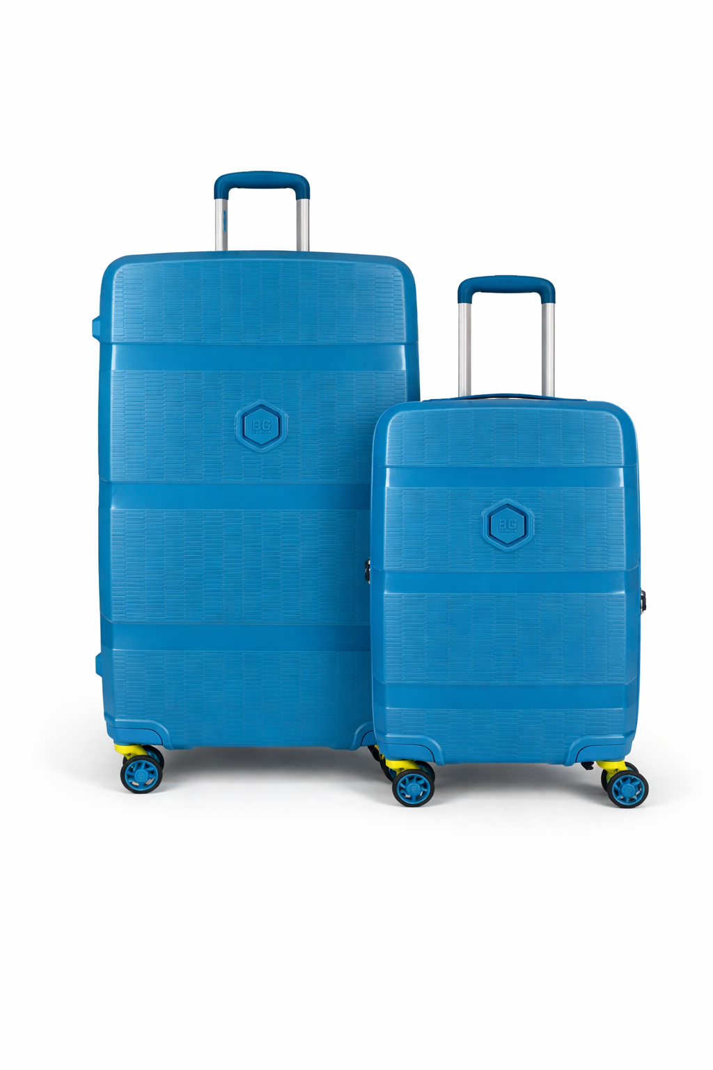 SET 2 MALETAS ZIP² DOBLE CIERRE SEGURIDAD BG BERLIN (CABINA+GRANDE) - Pilgrim Tienda para viajeros
