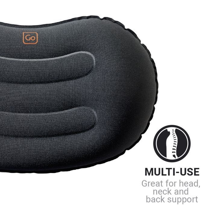 COJIN COMPACTO UNIVERSAL INFLABLE CON BOLSITO - Pilgrim Tienda para viajeros