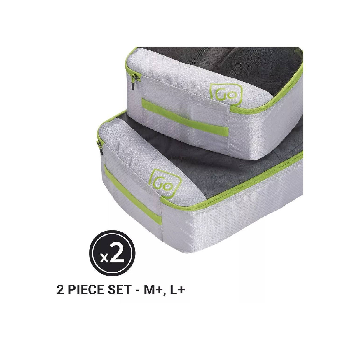 ORGANIZADOR DE EQUIPAJE 2 PIEZAS GRAN CAPACIDAD VERDE - Pilgrim Tienda para viajeros
