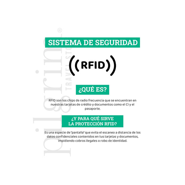 PORTA DINERO SEGURO RFID CON 3 BOLSILLOS - Pilgrim Tienda para viajeros