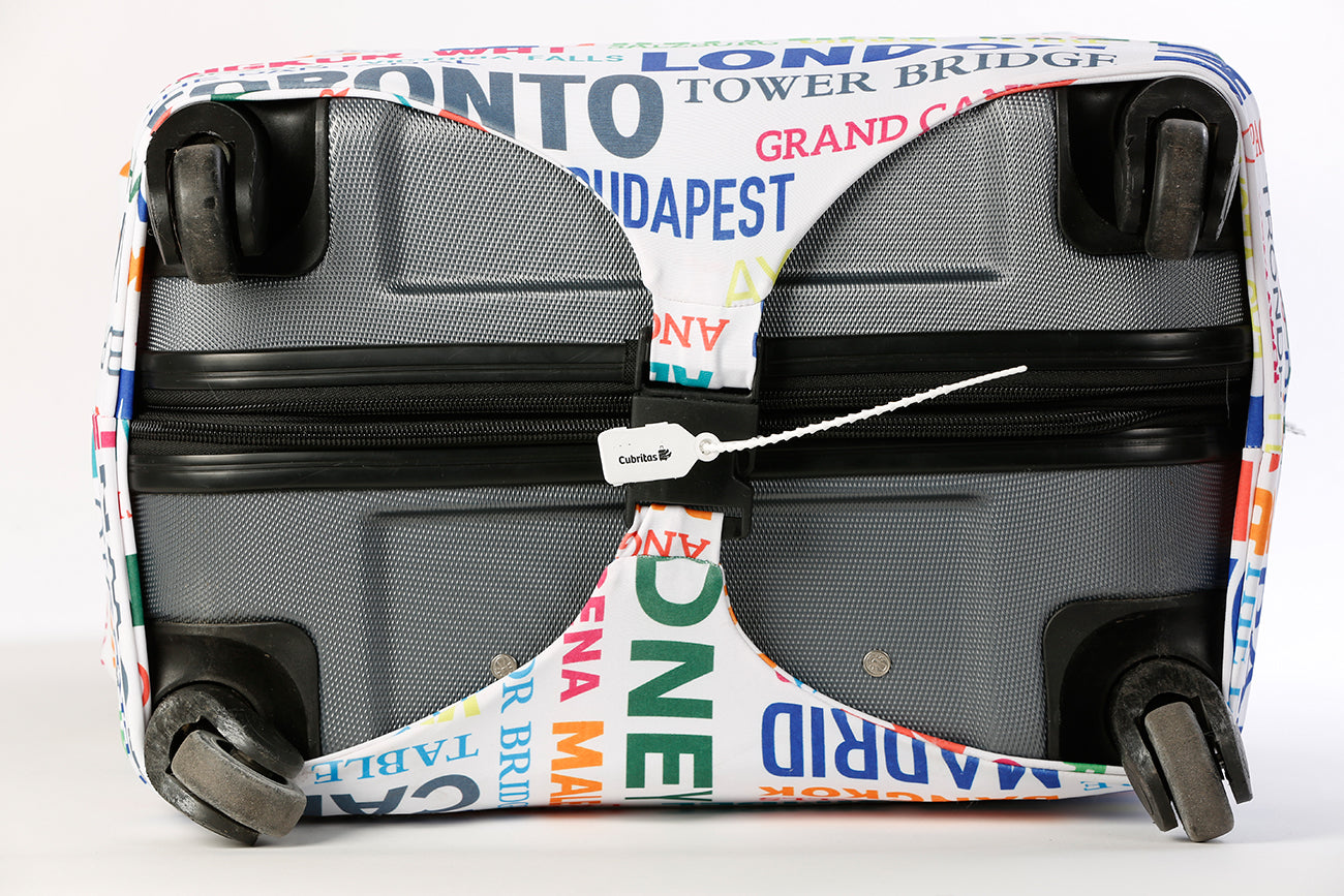 FUNDA CUBRE MALETA DISEÑO CHILE