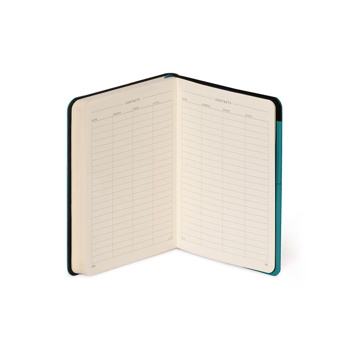Libreta/ Bitácora de Viaje Legami color petróleo | 192 Páginas de líneas, Tapa Dura - Pilgrim Tienda para viajeros