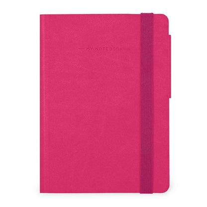 Libreta/ Bitácora de Viaje Legami color fucsia | 192 Páginas de líneas, Tapa Dura - Pilgrim Tienda para viajeros
