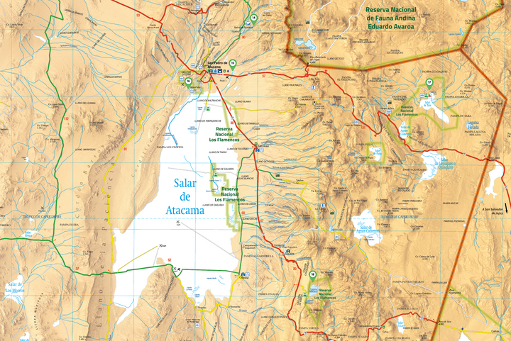 MAPA TURISTICO SAN PEDRO DE ATACAMA