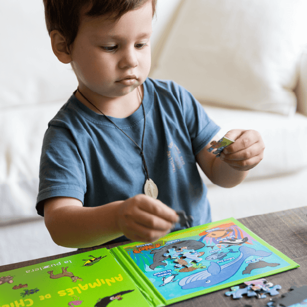 PUZZLE MAGNETICO ANIMALES DE CHILE 75 PIEZAS - Pilgrim Tienda para viajeros