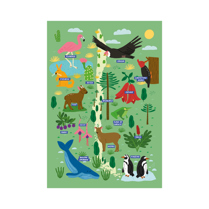 MINI PUZZLE FLORA Y FAUNA 150 PIEZAS - Pilgrim Tienda para viajeros