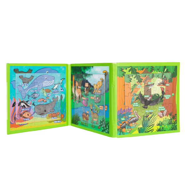 PUZZLE MAGNETICO ANIMALES DE CHILE 75 PIEZAS - Pilgrim Tienda para viajeros