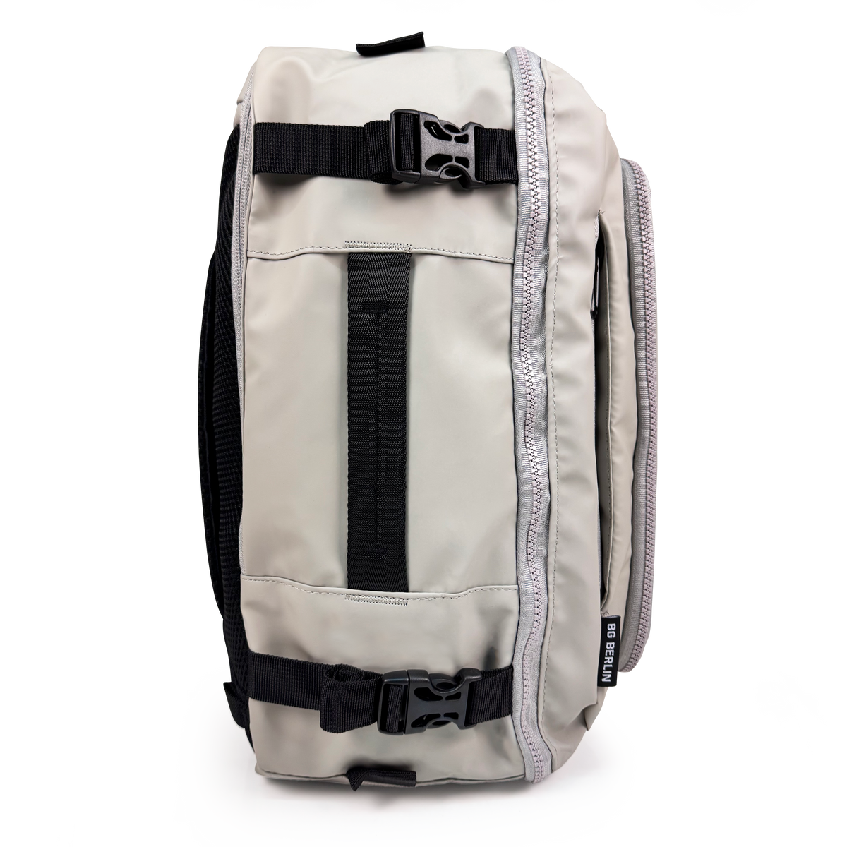 Mochila BG Berlin con cremallera completa para empacado rápido y ordenado