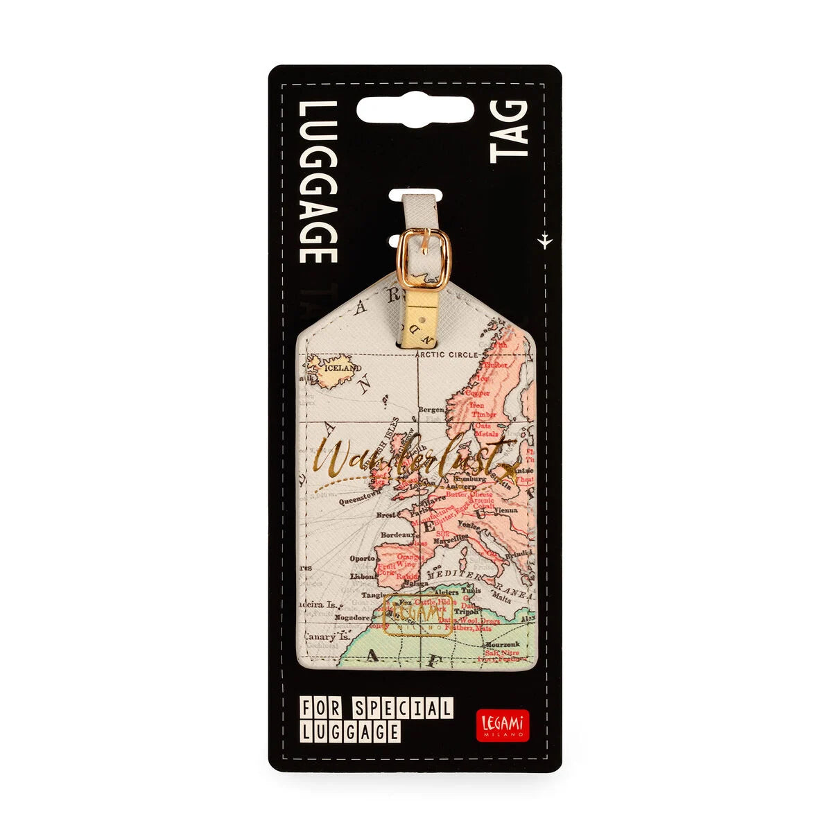 Etiqueta para Maleta Legami Travel | Identificador de Equipaje con Correa Ajustable - Pilgrim Tienda para viajeros