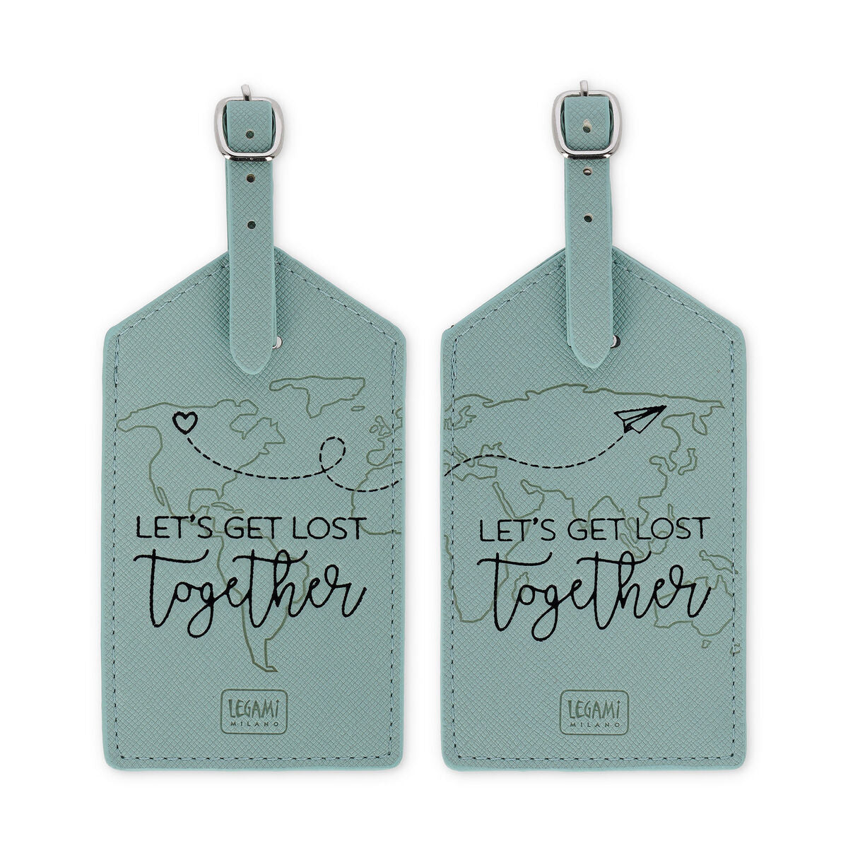 Set de 2 Etiquetas para Equipaje Legami "Let&