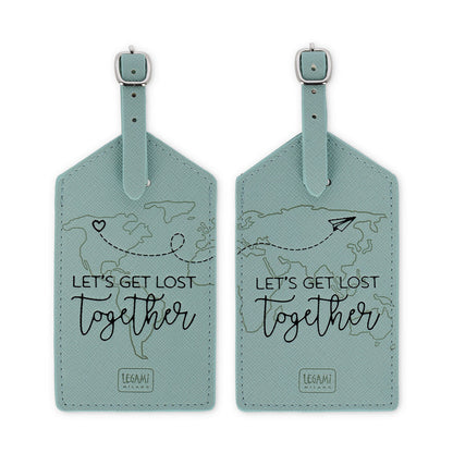 Set de 2 Etiquetas para Equipaje Legami "Let&