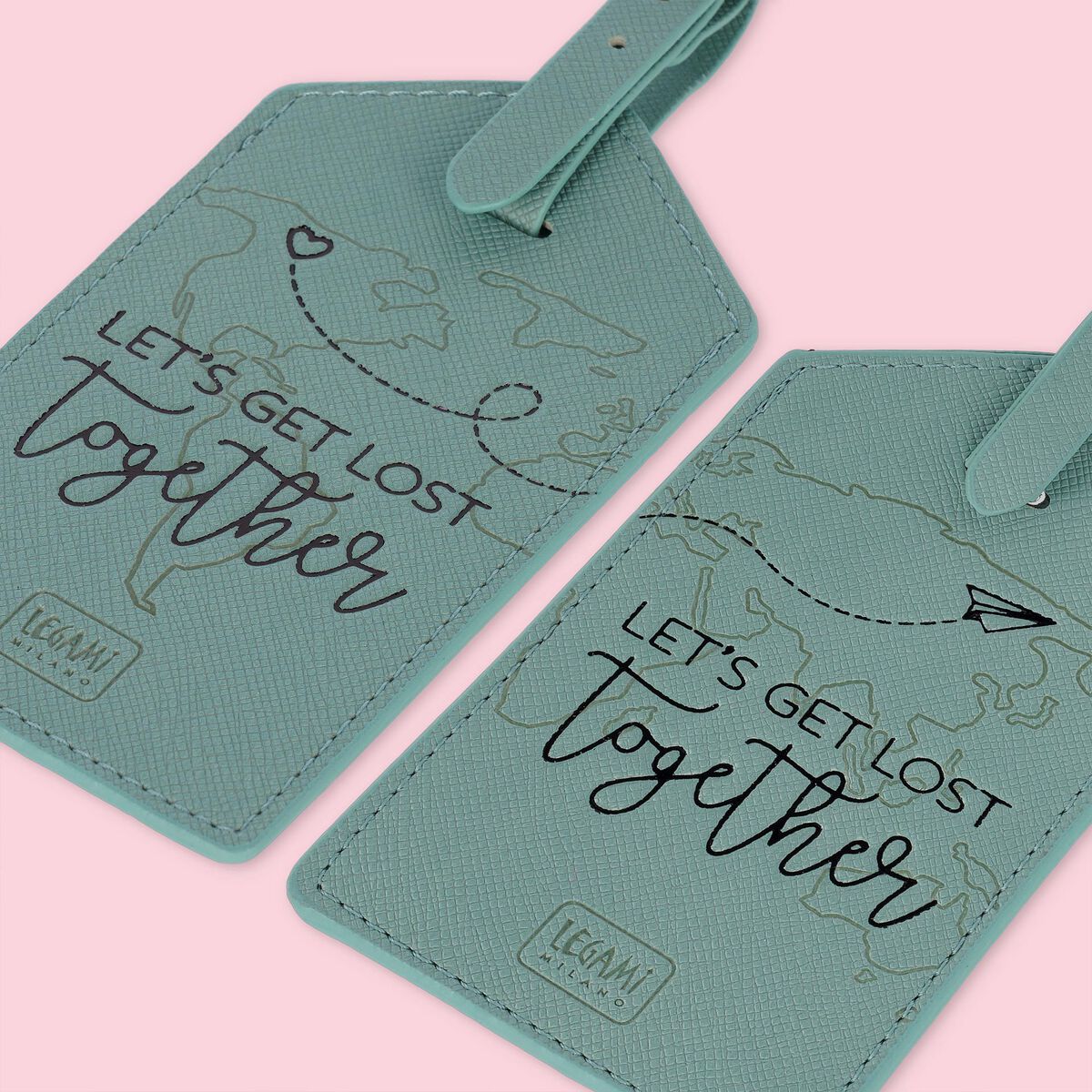 Set de 2 Etiquetas para Equipaje Legami "Let&