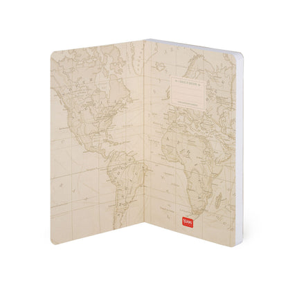 Cuaderno Mediano Legami Travel | 164 Páginas de Líneas, Tapa Dura y elástico - Pilgrim Tienda para viajeros