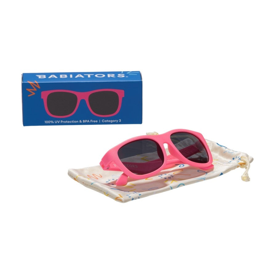 LENTES NIÑOS BABIATORS NAVIGATOR THINK PINK| SMOKE - Pilgrim Tienda para viajeros
