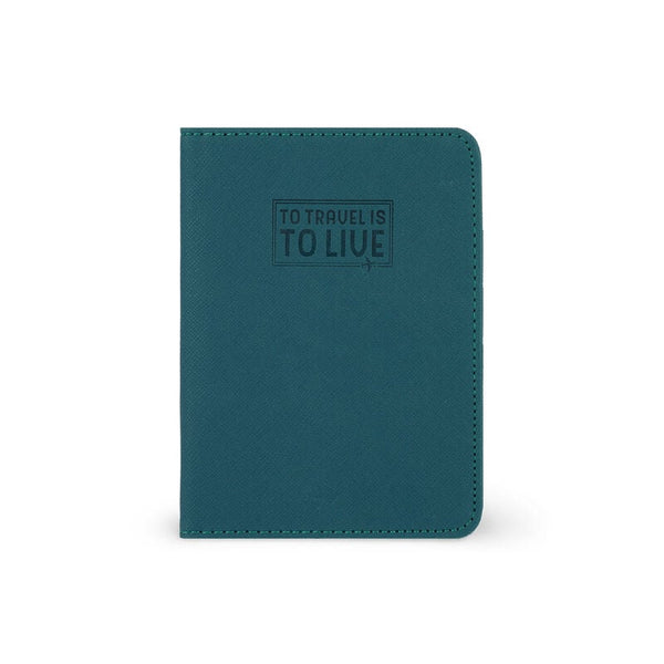 PORTA PASAPORTE RFID LEGAMI AZUL - Pilgrim Tienda para viajeros