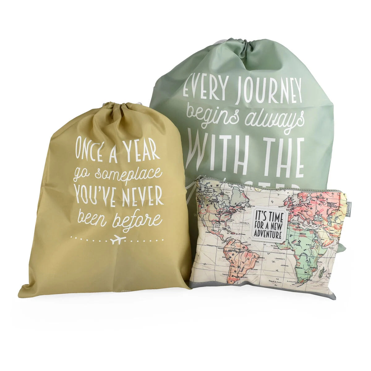 Set de 3 Bolsas Organizadoras de Viaje Legami Travel | Reutilizables y Plegables - Pilgrim Tienda para viajeros