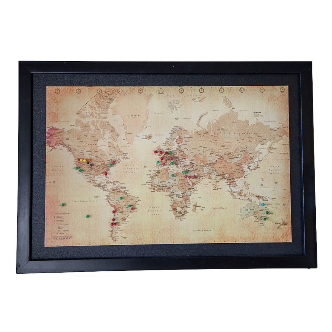 MAPA PINS MUNDI CHICO MARCO NEGRO