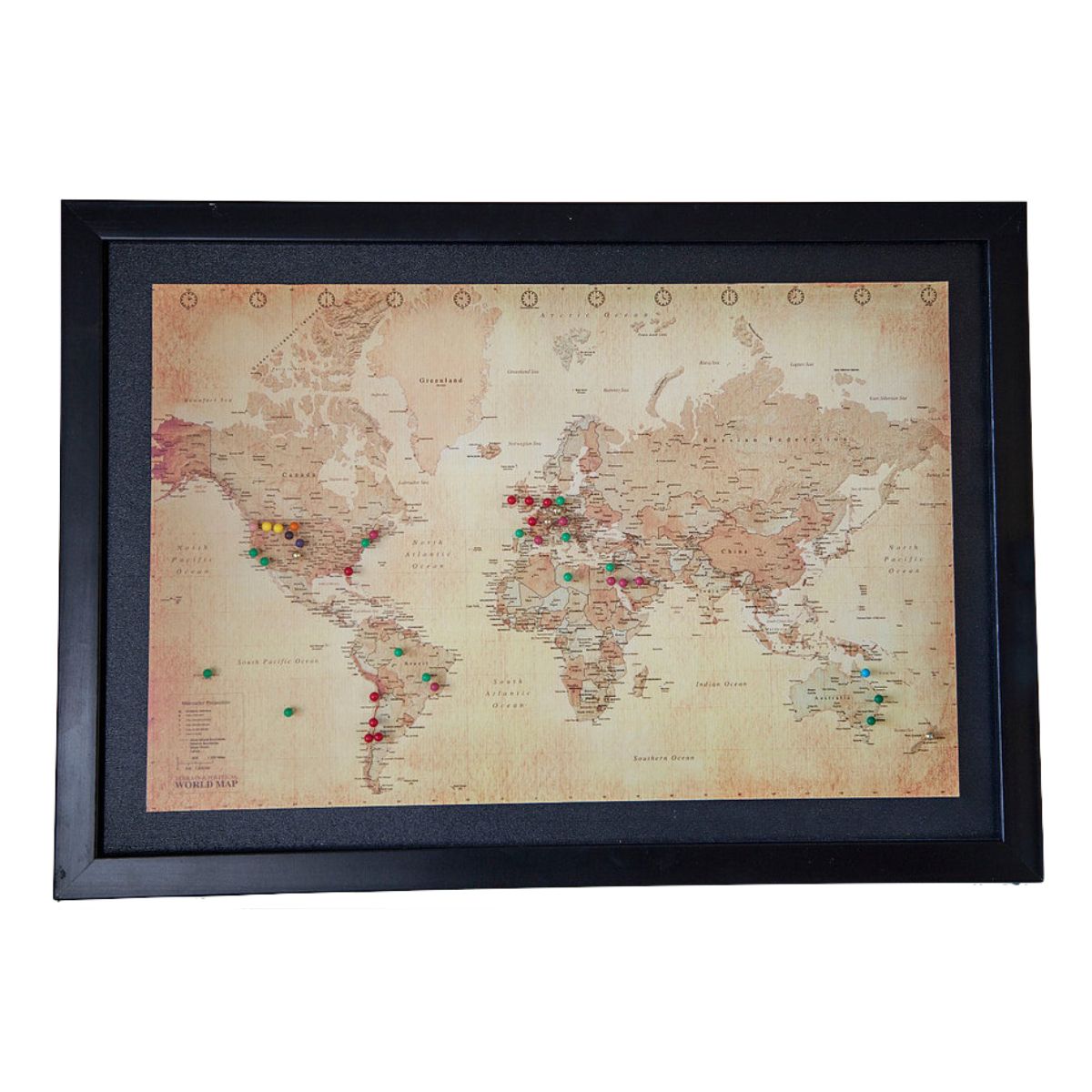 MAPA PINS MUNDI CHICO MARCO NEGRO