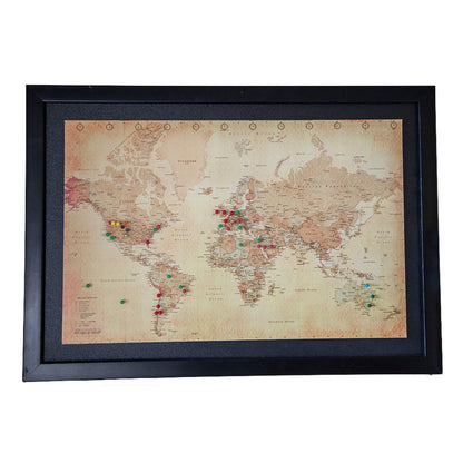 MAPA PINS MUNDI CHICO MARCO NEGRO