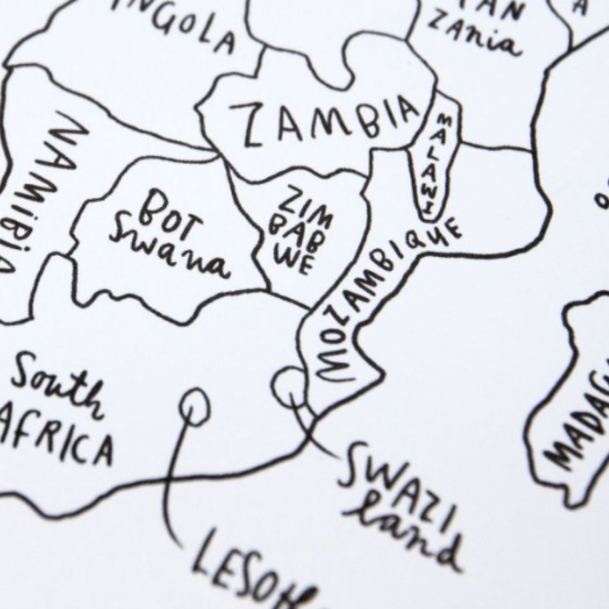 SKETCH MAP PINEABLE BLANCO MARCO BLANCO