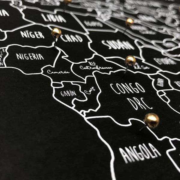 SKETCH MAP PINEABLE NEGRO MARCO NEGRO