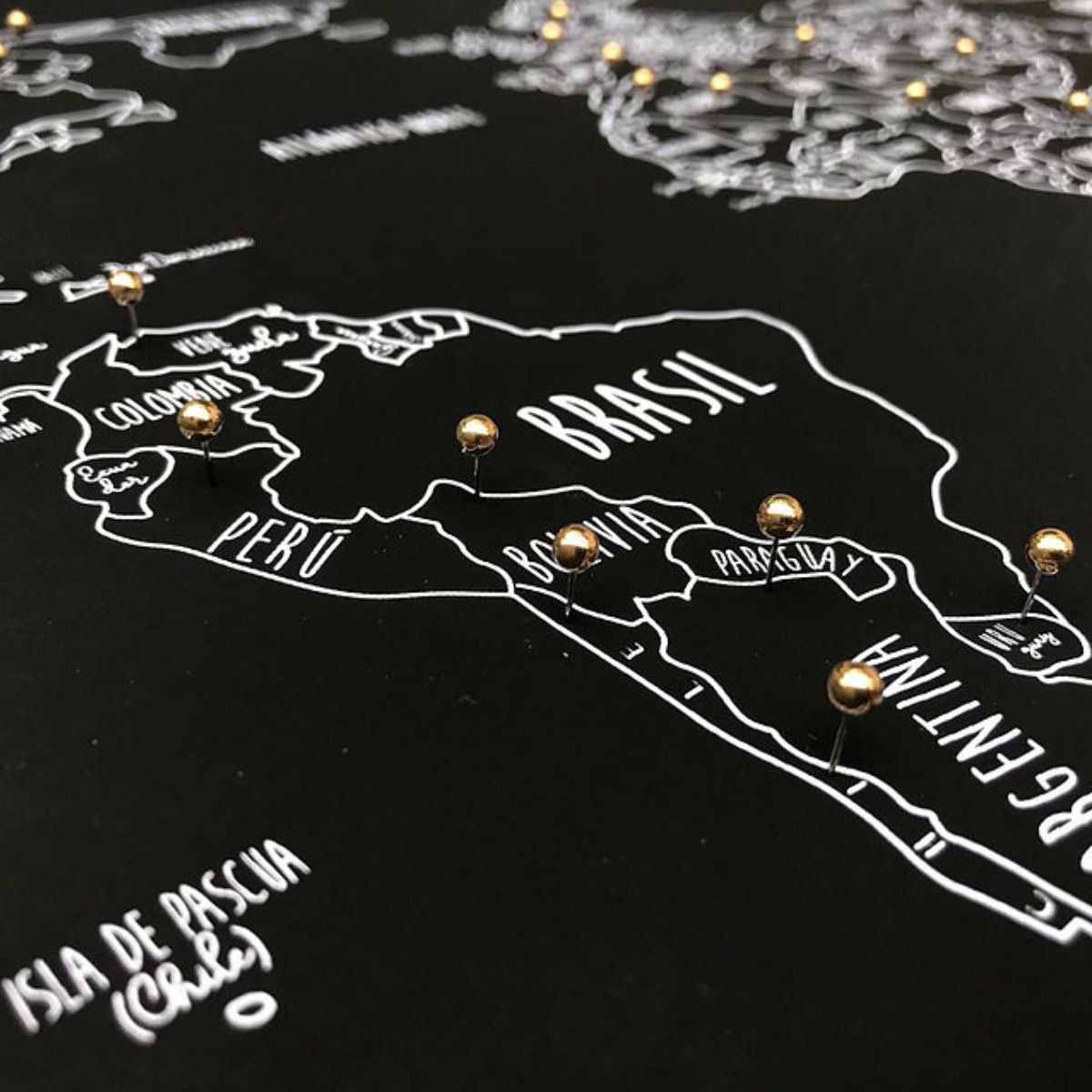 SKETCH MAP PINEABLE NEGRO MARCO NEGRO
