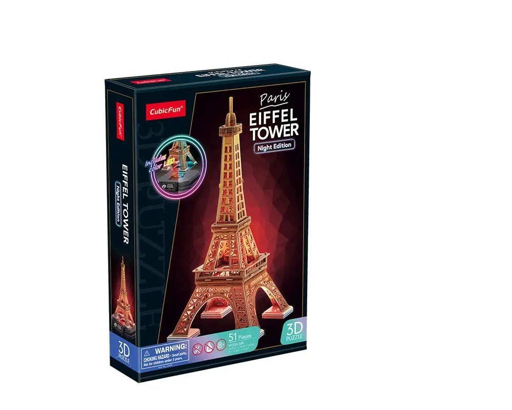 PUZZLE 3D LED PARIS TORRE EIFFEL NIGHT EDITION