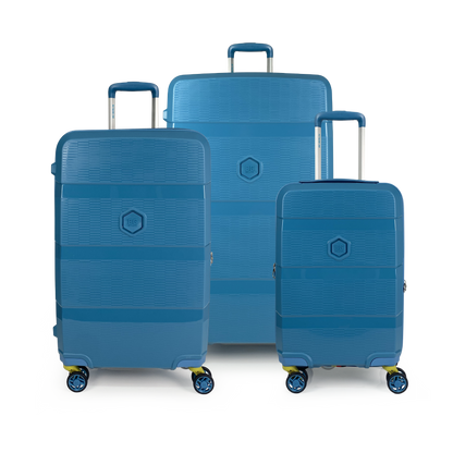 **PREVENTA EXCLUSIVA 25% OFF**SET 3 MALETAS (CABINA + MEDIANA + GRANDE) BG BERLIN ZIP² - Pilgrim Tienda para viajeros