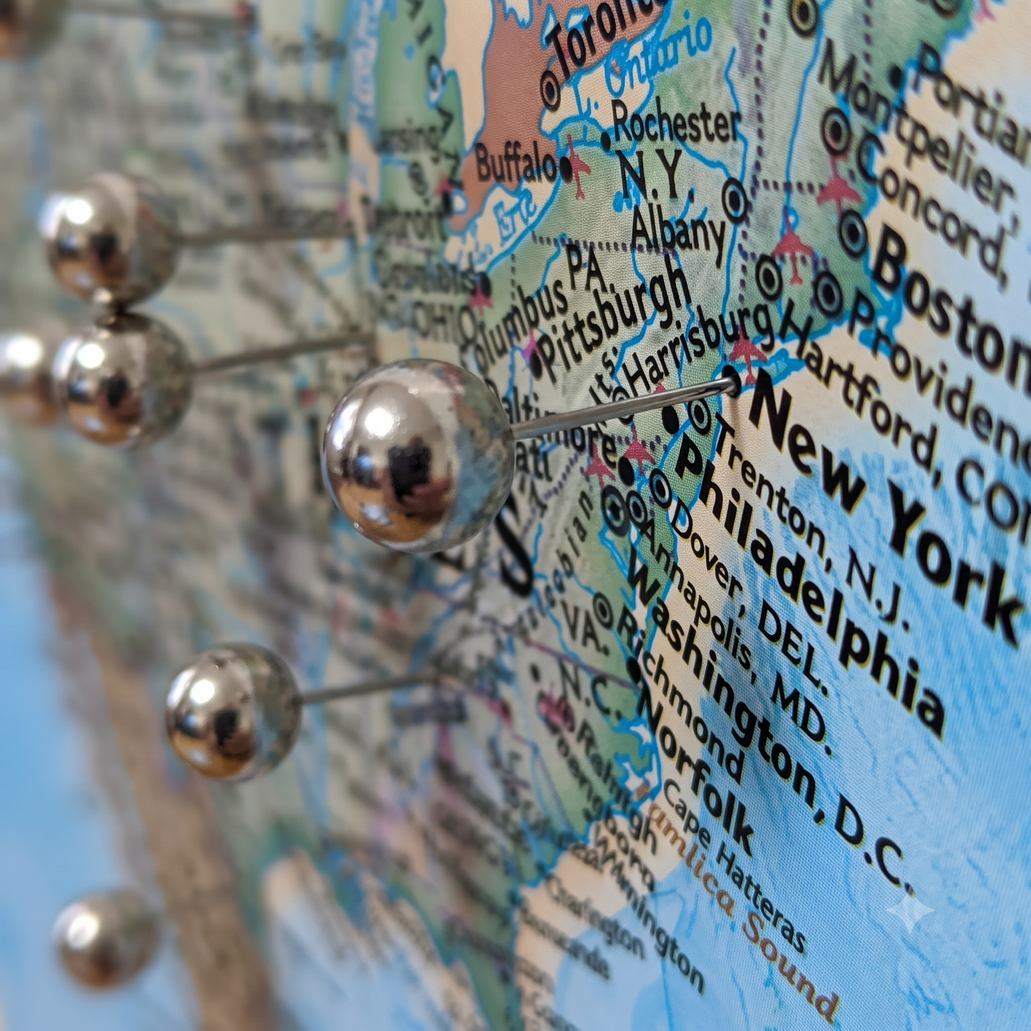 BOLSA 50 PINS PARA MAPAS PINEABLES