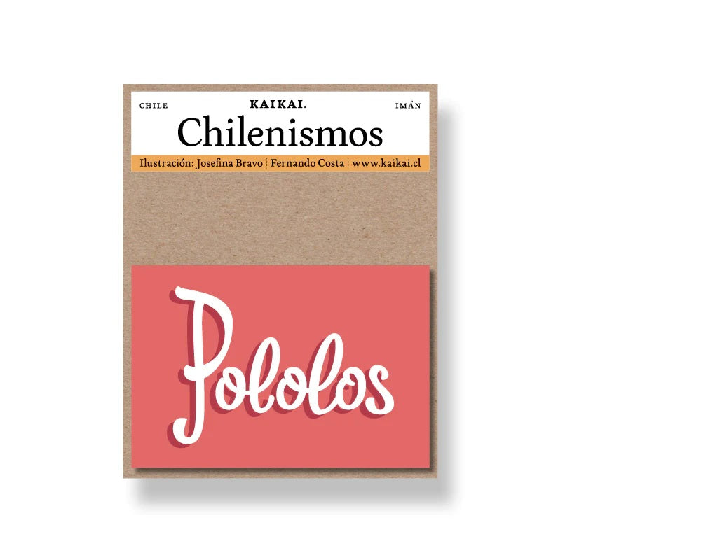 Imán Chilenismo Pololos Kaikai 7,5 x 5 cm