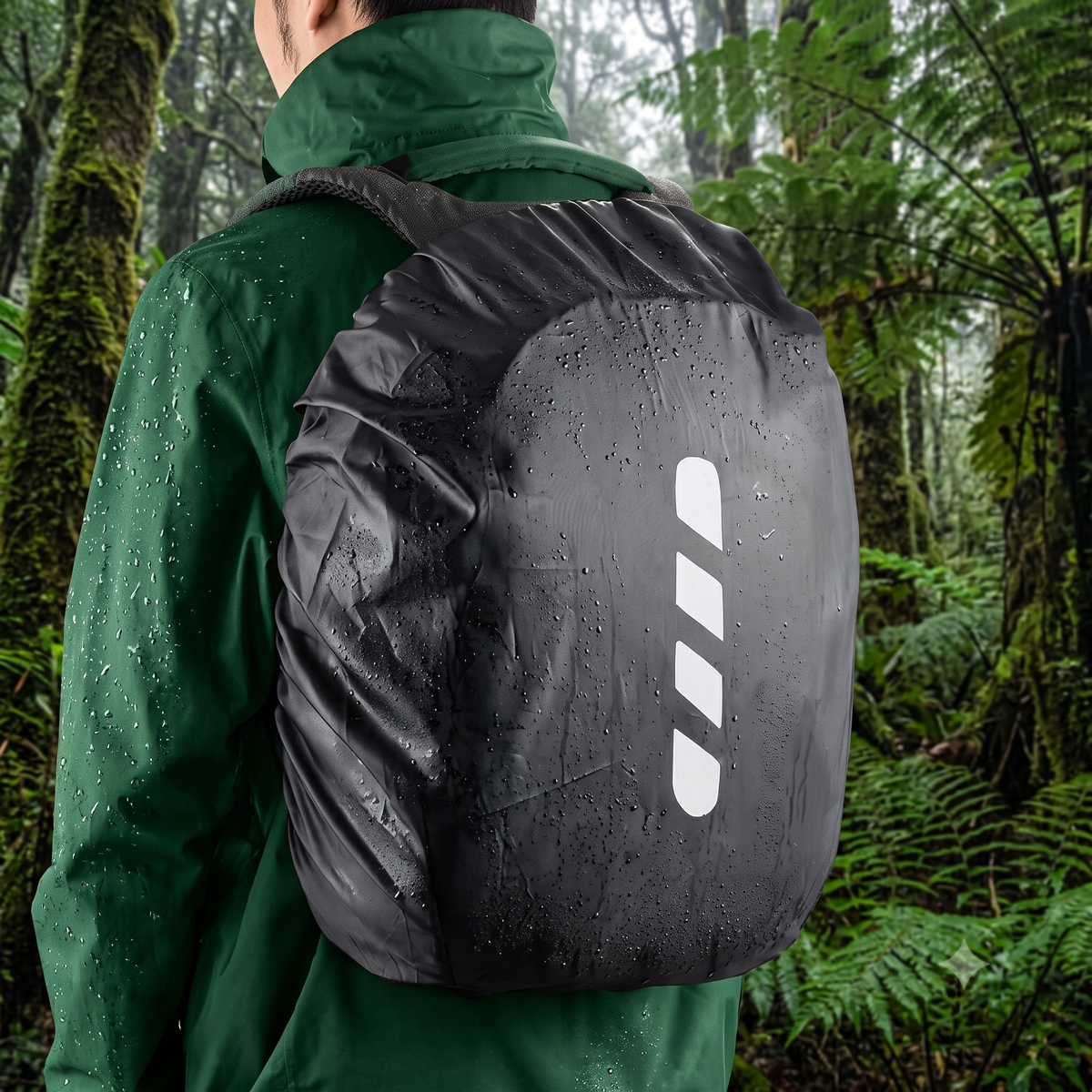 Protector de Lluvia Reflectante para Mochilas (14 a 28 Litros)