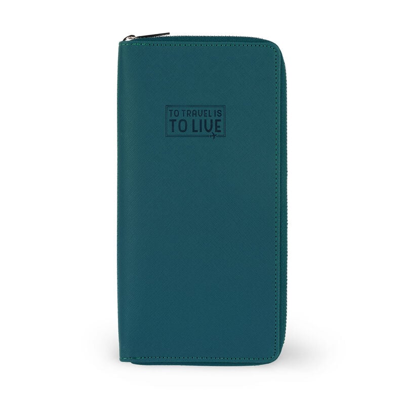 PORTA DOCUMENTOS RFID AZUL - Pilgrim Tienda para viajeros
