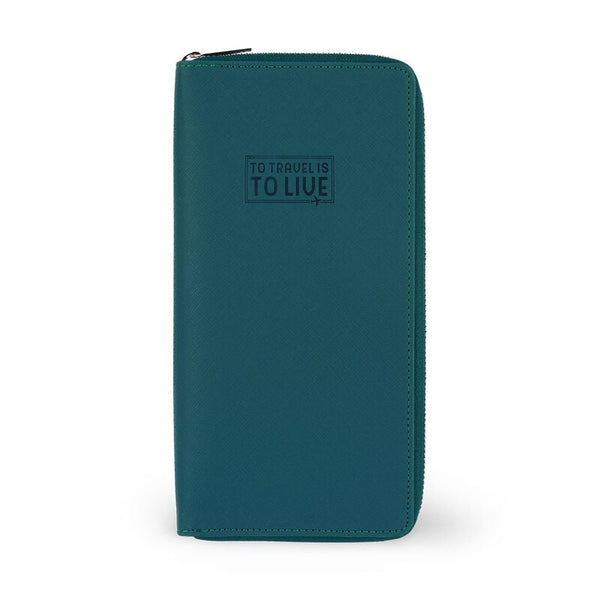 PORTA DOCUMENTOS RFID AZUL - Pilgrim Tienda para viajeros